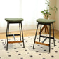 Modern Bar Stools Comfortable & Stylish, Soft Fabric Upholstered, Backless (Set of 2) - Furniture Home Direct