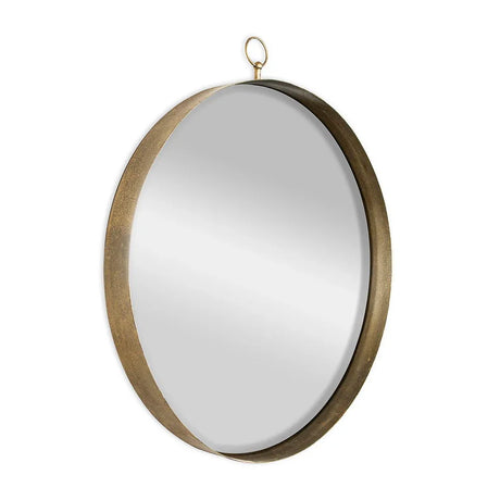 Round Mirror, Circle Mirror With Iron Frame For Living Room Bedroom Vanity Entryway, Hallway - Furniture Home Direct