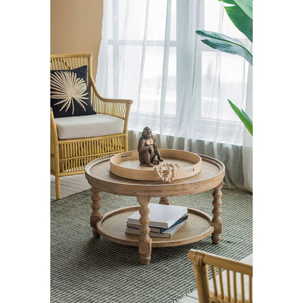 Round 2 Tiered Side Tabel, End Tabel For Lving Room Bedroom Entryway - Furniture Home Direct