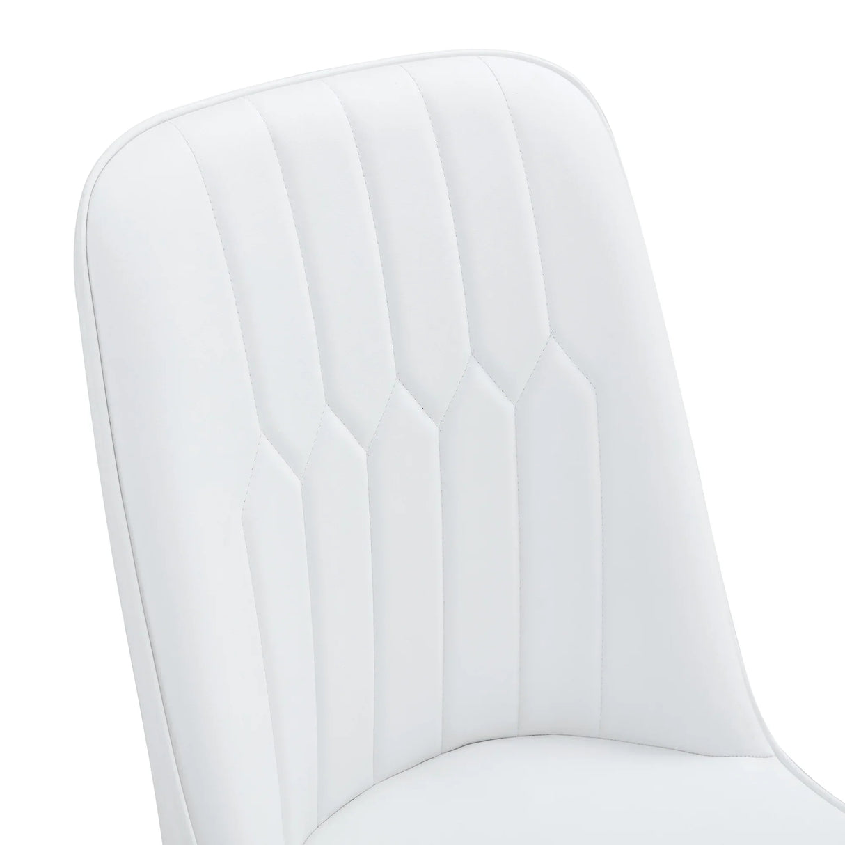 4 Modern Dining Chairs - White - Furniture Home Direct