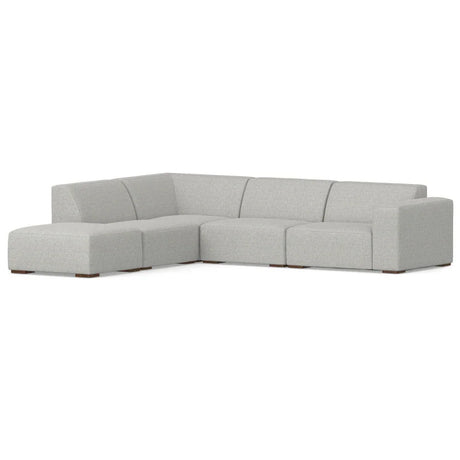 Rex - Handcrafted Sectional Sofa And Ottoman - Furniture Home Direct