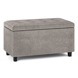 Cosmopolitan - Upholstered Storage Ottoman - Furniture Home Direct