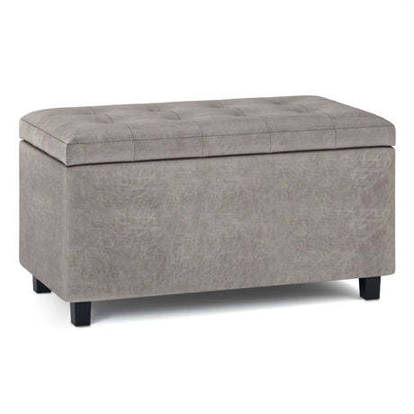 Cosmopolitan - Upholstered Storage Ottoman - Furniture Home Direct