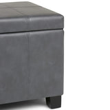 Dover - Upholstered Storage Ottoman Bench - Furniture Home Direct