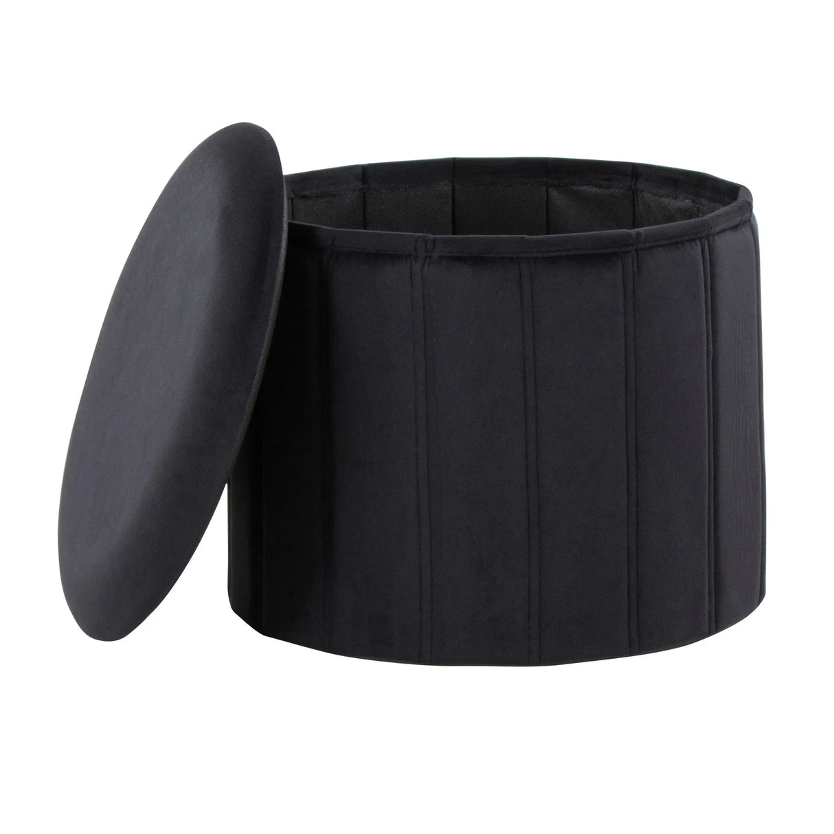 Lindsey - Contemporary / Glam Folding Storage Ottoman - Furniture Home Direct
