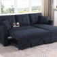 Sectional Sofa Bed L Shaped Sofa Couch Bed With USB Port, Reversible Chaise With Storage - Furniture Home Direct
