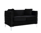 Bayberry - Velvet Loveseat With 2 Pillows - Furniture Home Direct