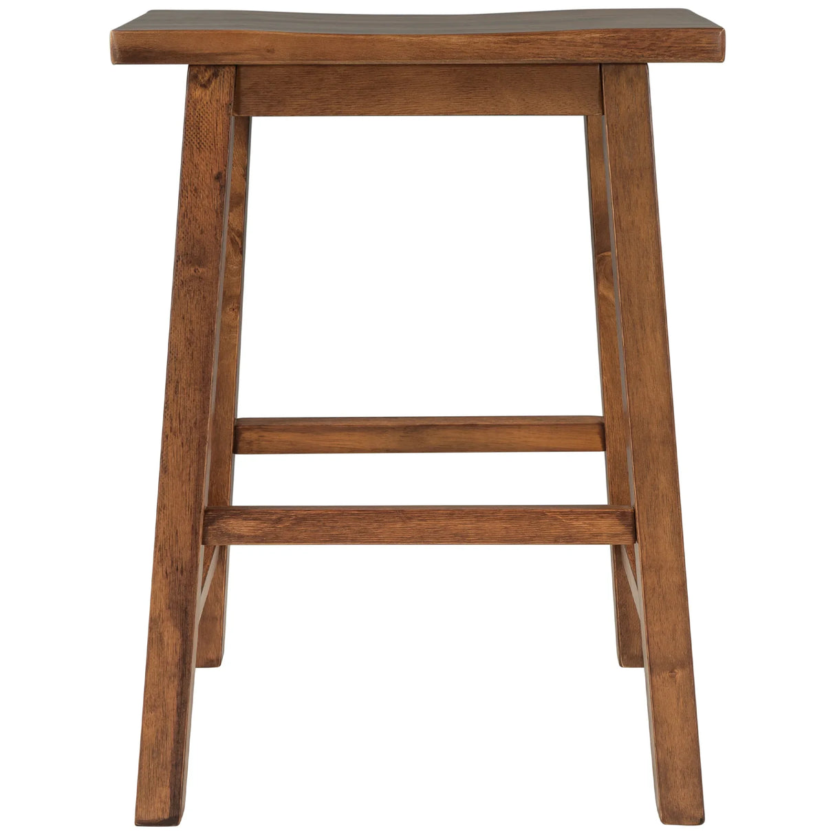 Kitchen Island Set With Stools 45 Inch Top Walnut Off White - Furniture Home Direct