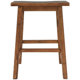 Kitchen Island Set With Stools 45 Inch Top Walnut Off White - Furniture Home Direct