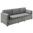 Wicker Outdoor Sofa - Gray - Furniture Home Direct