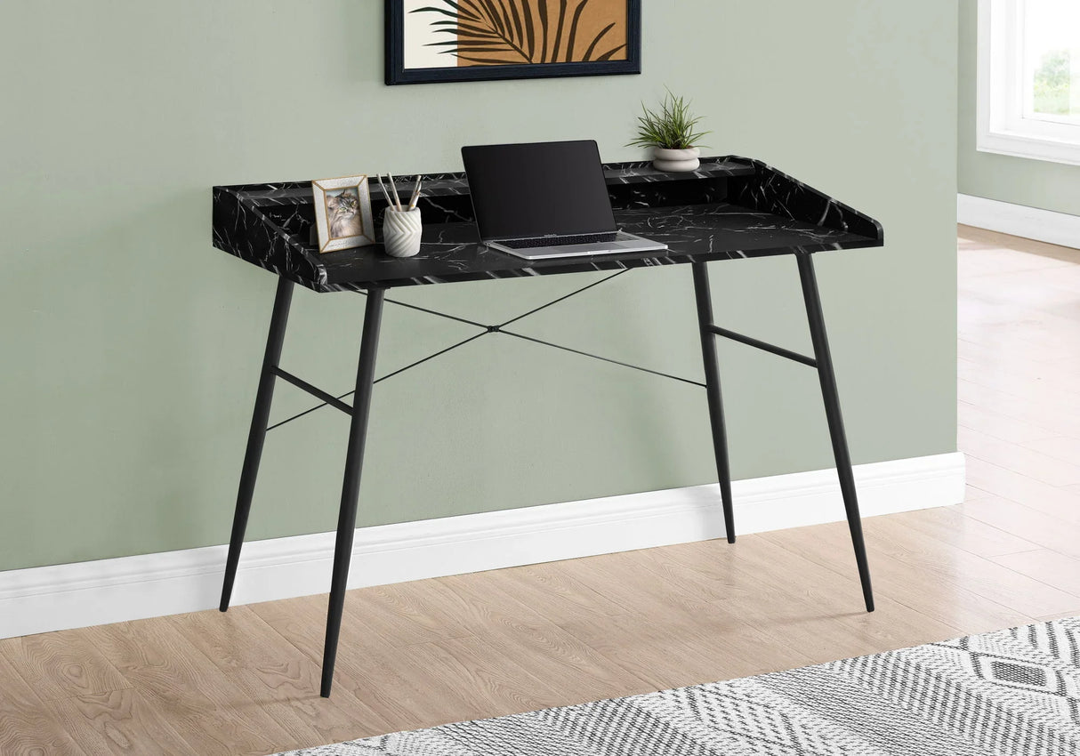 Computer Desk For Home Office, Laptop Storage Shelves, Contemporary & Modern - Furniture Home Direct