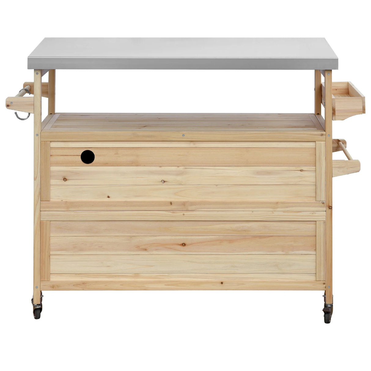 K&K Outdoor Kitchen Island & Storage Cabinet - Furniture Home Direct