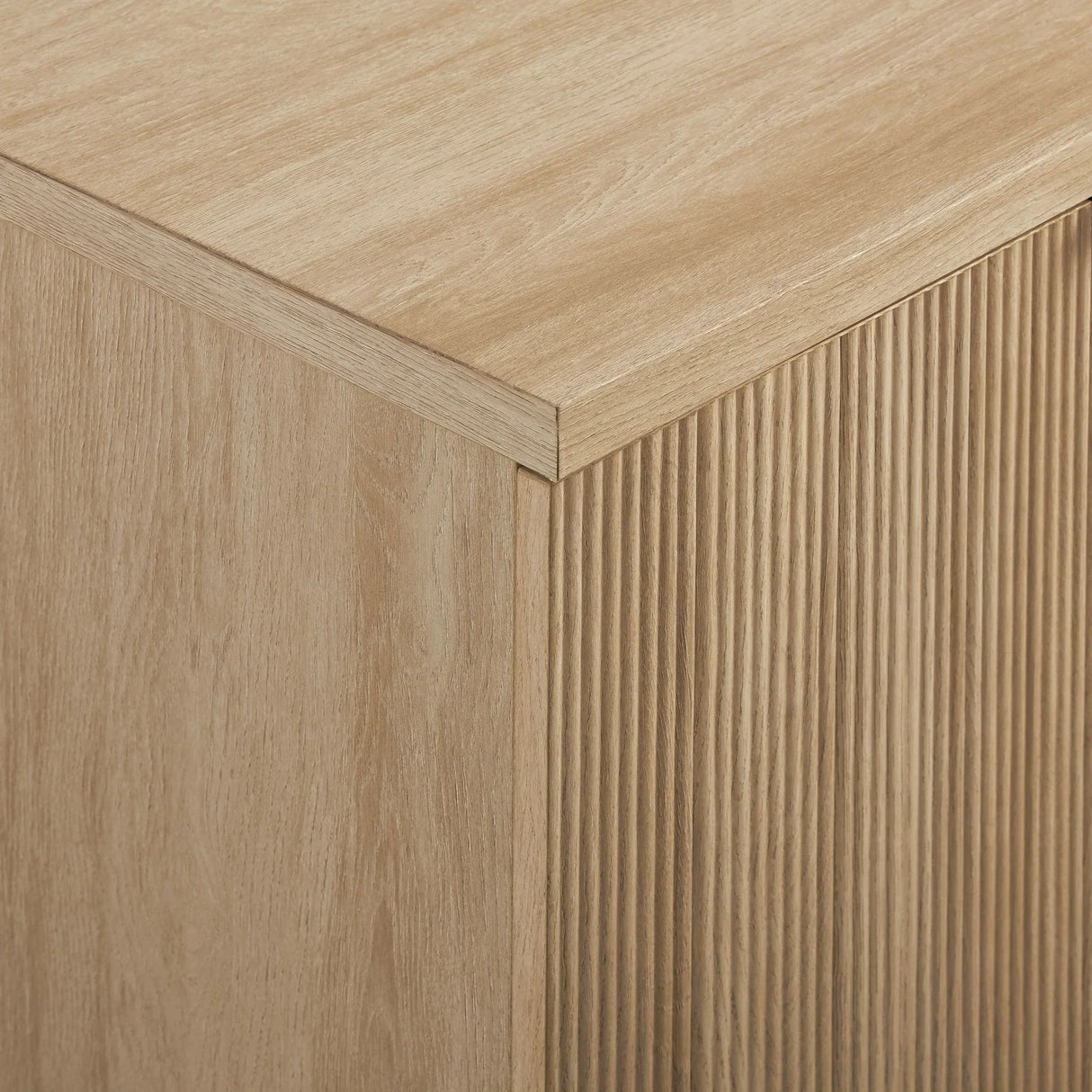 Modern Fluted Door Minimalist Storage Sideboard - Furniture Home Direct