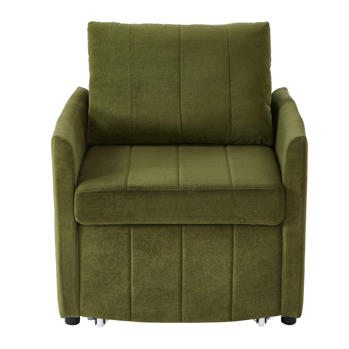 Upholstered Convertible Sleeper Sofa With 5 Position Backrest, Side Pockets, Storage - Furniture Home Direct