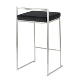 Fuji - Contemporary Elegant Stackable Counter Stool Set - Furniture Home Direct