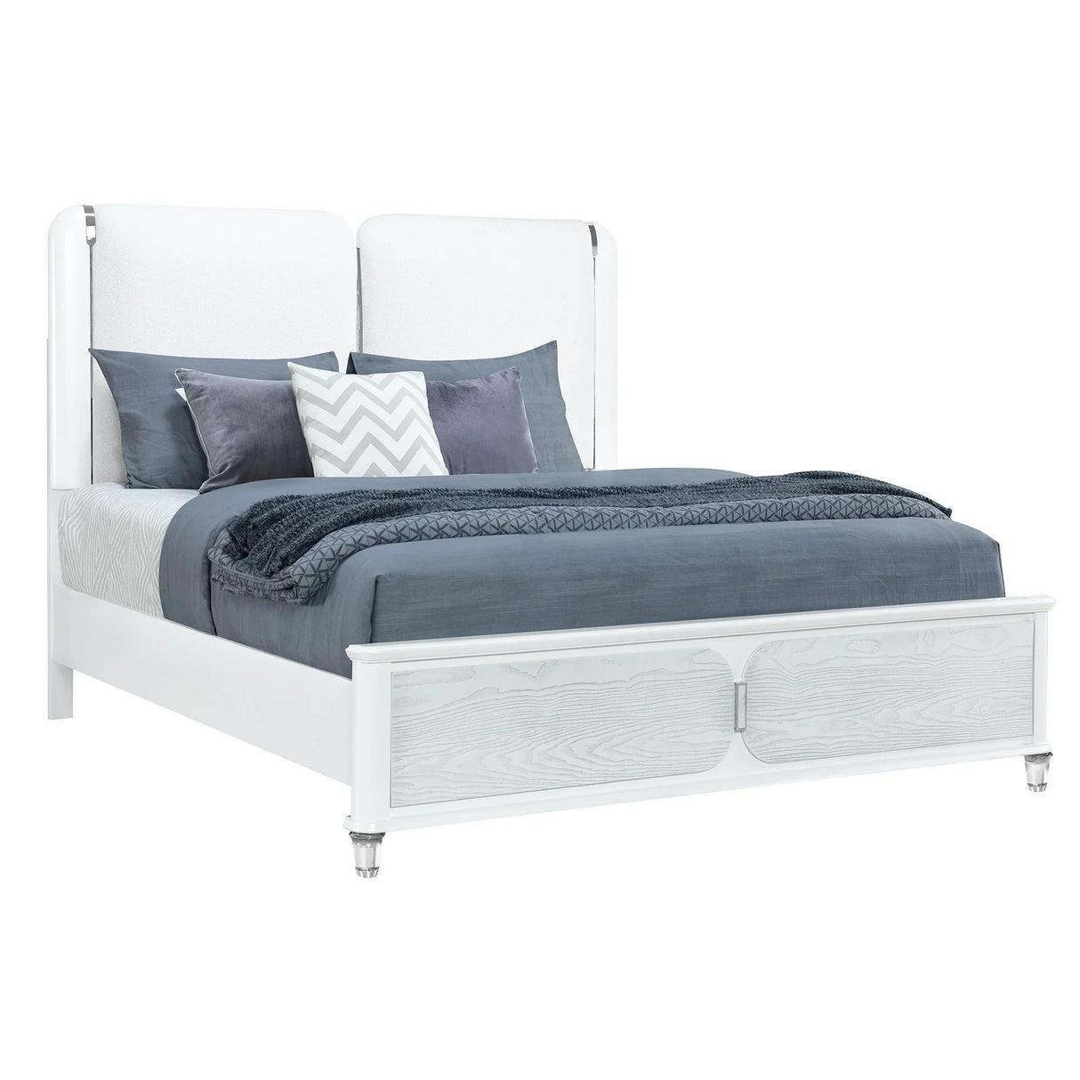 Brenda - 5 Piece Bedroom Set With LED Lighting - Furniture Home Direct
