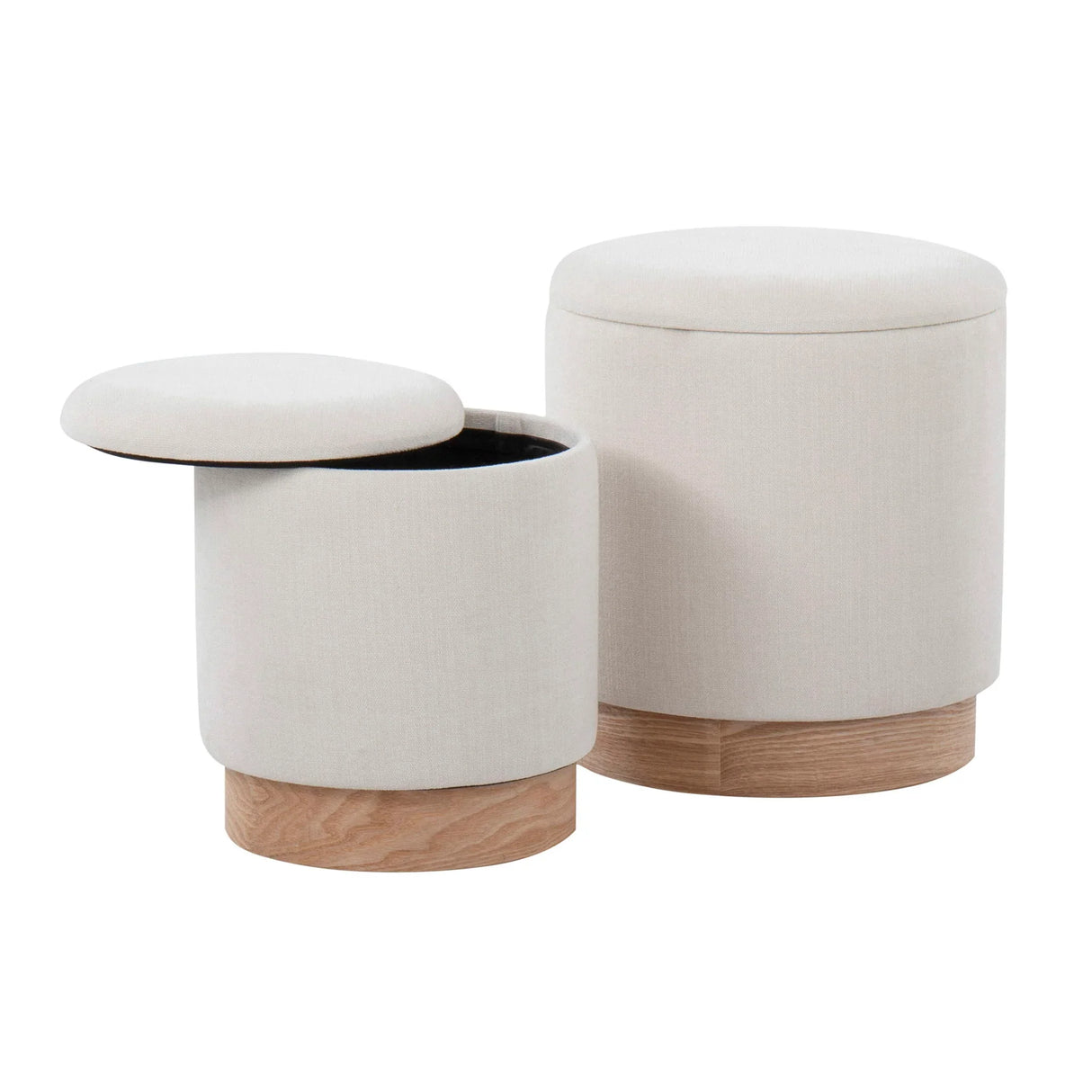 Marla - Contemporary, Nesting Ottoman Set - Furniture Home Direct