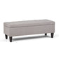 Monroe - Upholstered Storage Ottoman - Furniture Home Direct