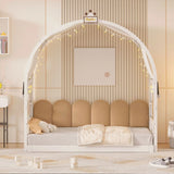 Extended Bed With Arched Roof And Trundle - Furniture Home Direct