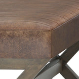 Salinger - Large Upholstered Ottoman Bench - Furniture Home Direct