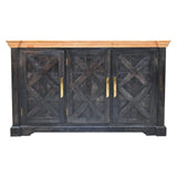 Regal - Rustic Sideboard - Black - Furniture Home Direct