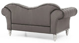 Elegant Round Arm Loveseat - Furniture Home Direct