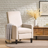 Minimalist Design Fabric Push Back Chair