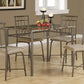 5 Pieces Dining Table Set, Small, Rectangular - Furniture Home Direct