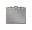 Laurel - Grove Scallop Shaped Mirror - White Poplar - Furniture Home Direct
