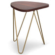 Patrice - Handcrafted Metal And Wood Accent Table - Furniture Home Direct
