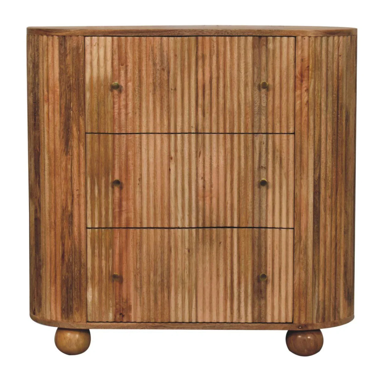 Soba - Ball Chest - Oak - Furniture Home Direct