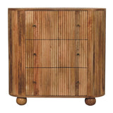 Soba - Ball Chest - Oak - Furniture Home Direct