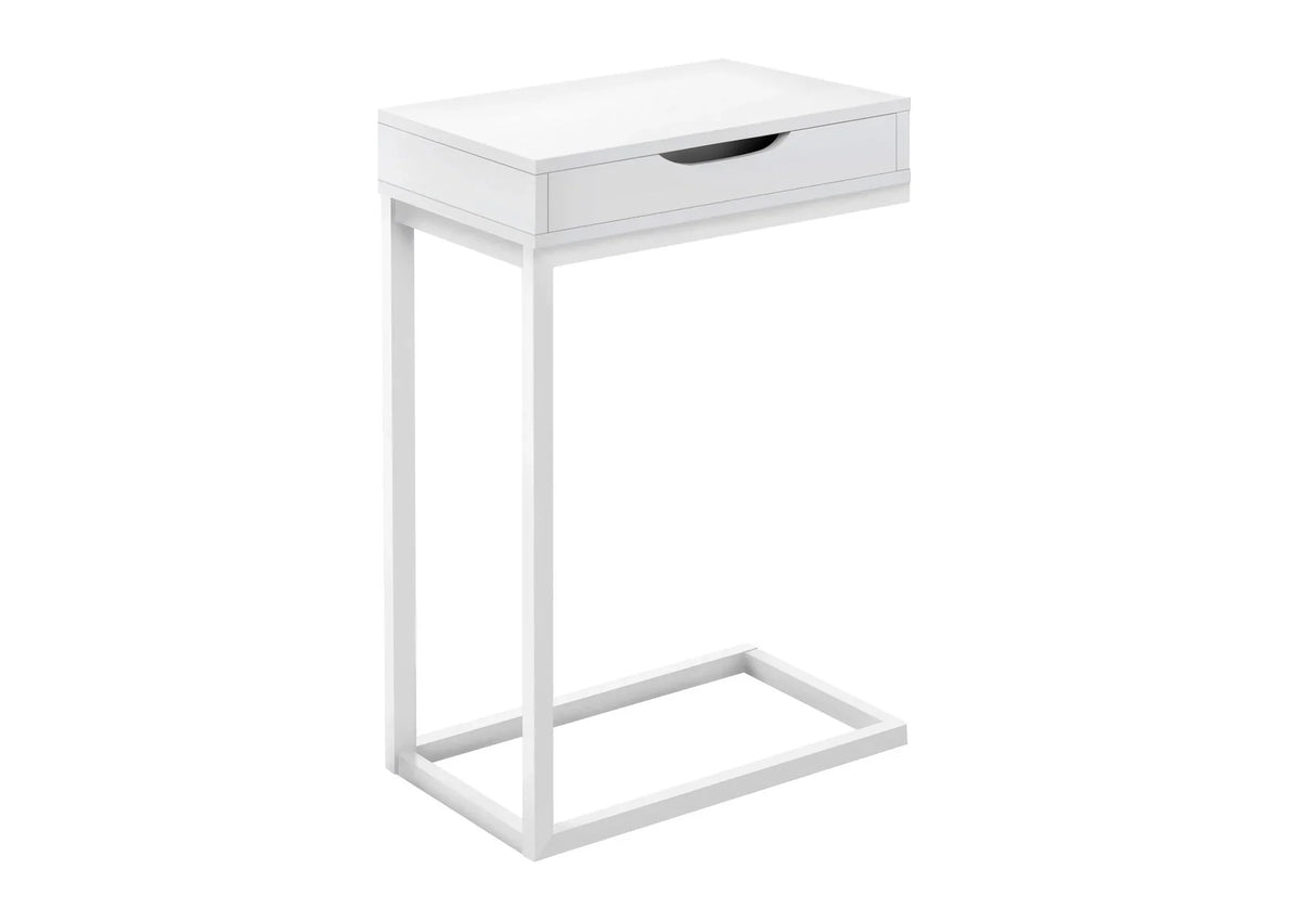 Accent Table, C - Shaped Contemporary Elegant Desig - Furniture Home Direct