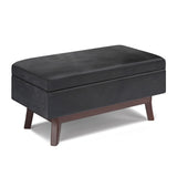 Owen - Upholstered Rectangular Storage Ottoman - Furniture Home Direct