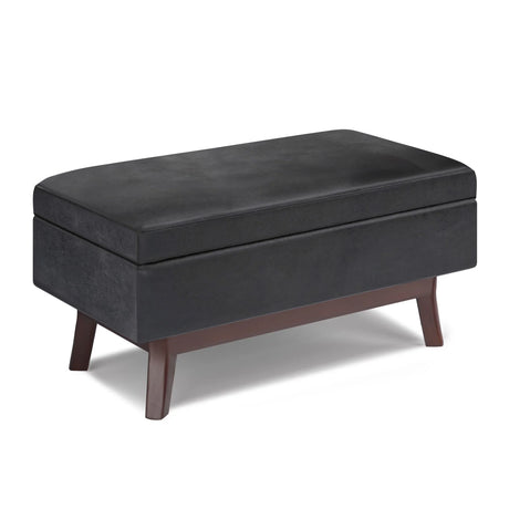 Owen - Upholstered Rectangular Storage Ottoman - Furniture Home Direct