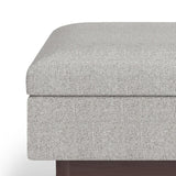 Owen - Upholstered Rectangular Storage Ottoman - Furniture Home Direct