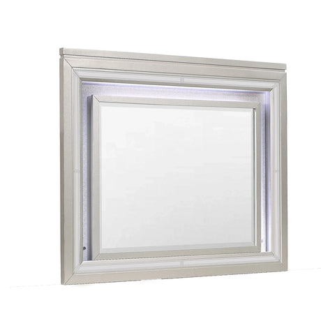 Cross - Glam Mirror With LED - Champagne - Furniture Home Direct