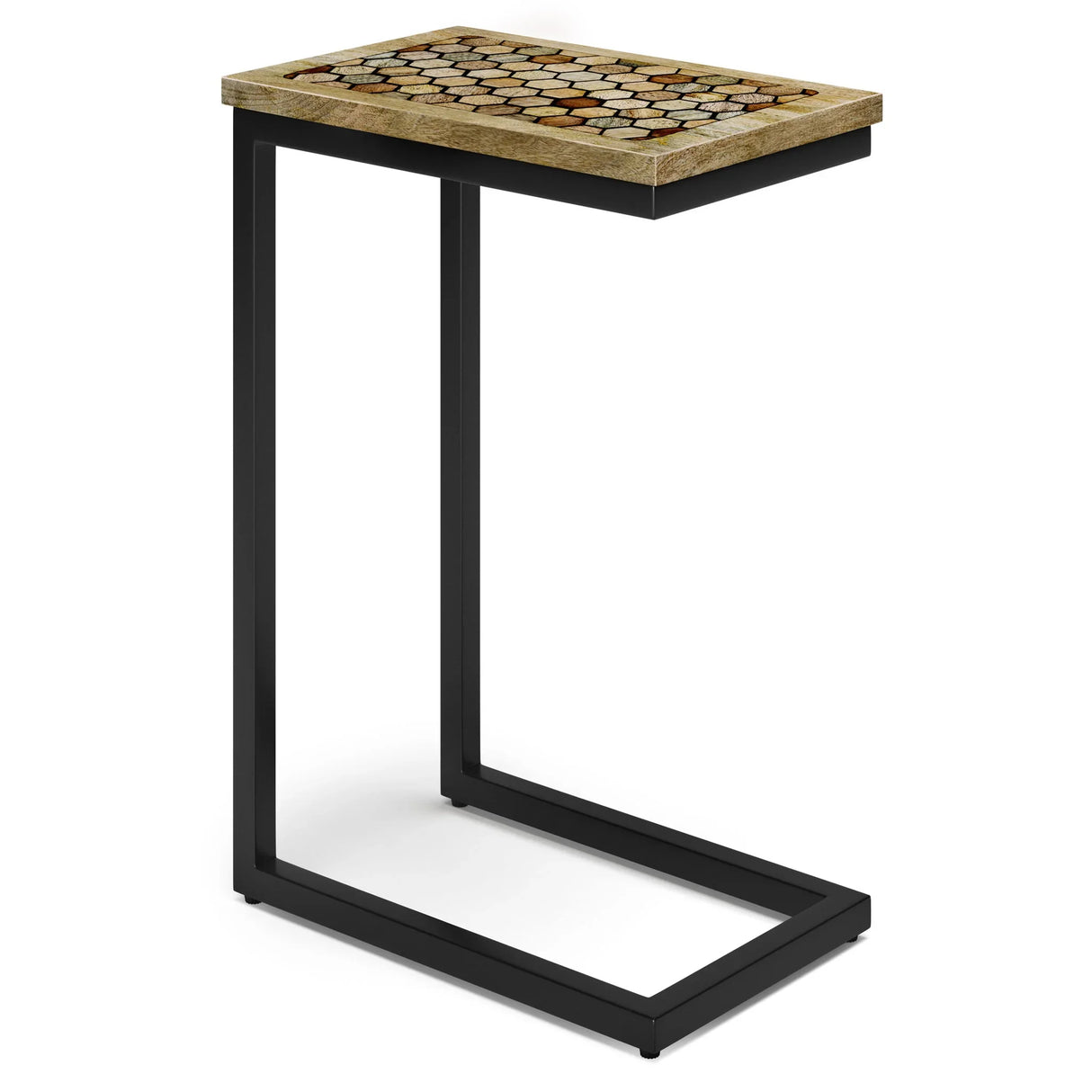 Davisville - C Side Table - Natural - Furniture Home Direct