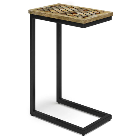 Davisville - C Side Table - Natural - Furniture Home Direct