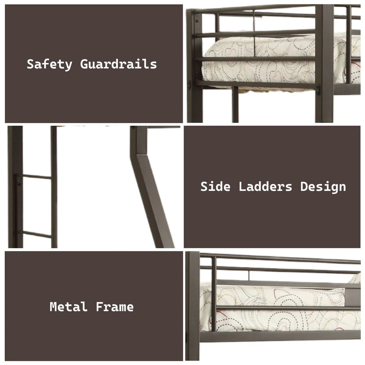 Limbra - Spacious Design Double Bunk Bed - Furniture Home Direct
