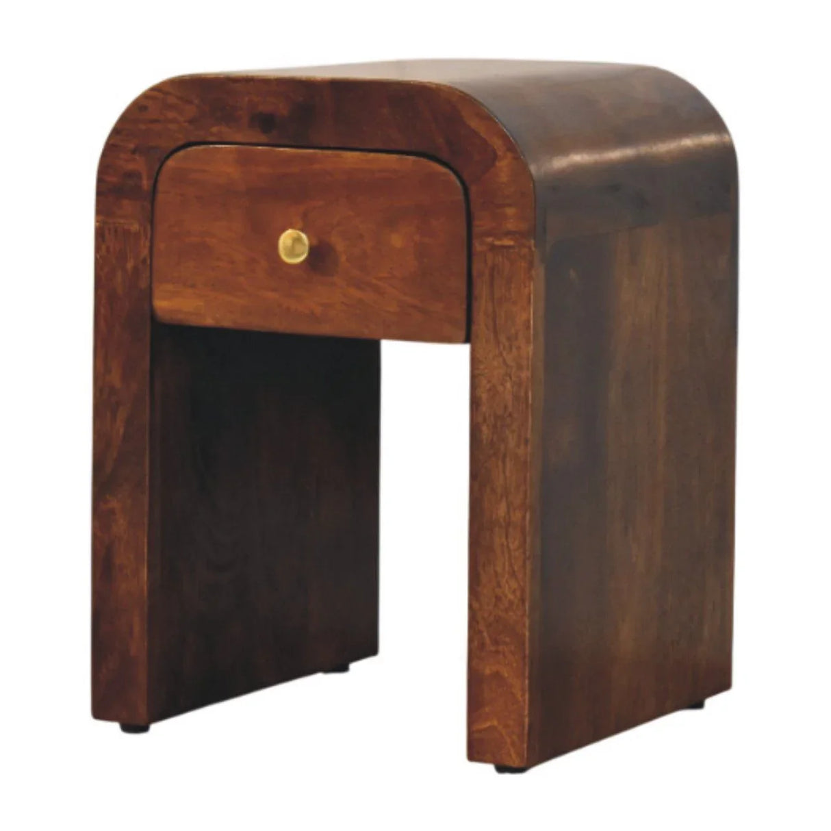 Mini Darcy - Nightstand With Curved Edges - Furniture Home Direct