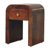 Mini Darcy - Nightstand With Curved Edges - Furniture Home Direct