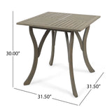 Hermosa - Stylish Outdoor Acacia Wood Table - Teak Gray