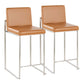 Fuji - Contemporary High Back Barstool (Set of 2) - Furniture Home Direct