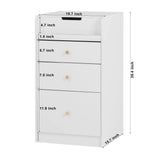 Vanity Desk With Mirror Small Compact Modern Style White - Furniture Home Direct