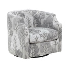 Isabelle - Swivel Glider Barrel Chair - Furniture Home Direct