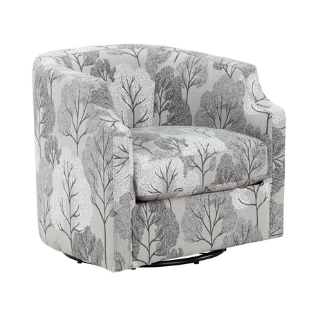 Isabelle - Swivel Glider Barrel Chair - Furniture Home Direct