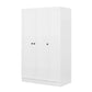 3 Door Shutter Wardrobe With Shelves - Furniture Home Direct