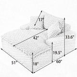 Harbor - Luxury Sofa Turtle Fleece Fabric - Furniture Home Direct