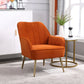 Modern Mid-Century Chair Tufted Sherpa Armchair For Living Room Bedroom Office - Furniture Home Direct